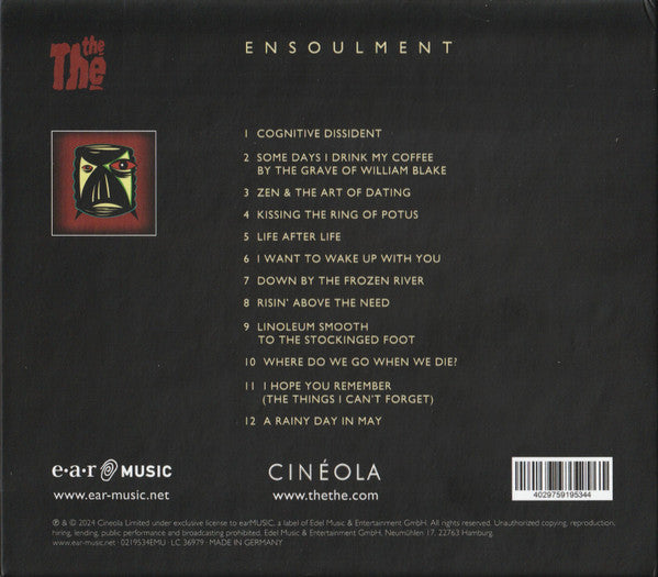 The The : Ensoulment (CD, Album, Ltd, Med)