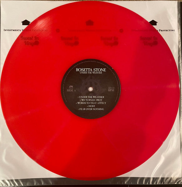 Rosetta Stone : Under The Weather (LP, Album, Ltd, Red)