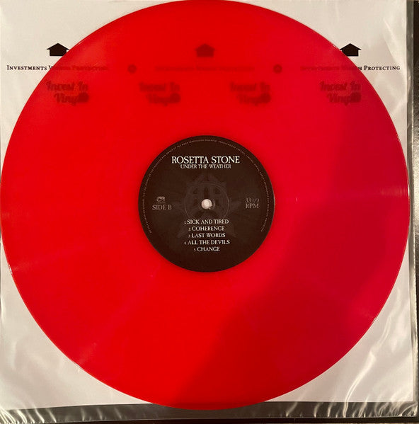 Rosetta Stone : Under The Weather (LP, Album, Ltd, Red)