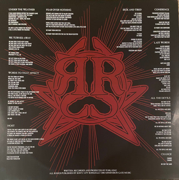 Rosetta Stone : Under The Weather (LP, Album, Ltd, Red)