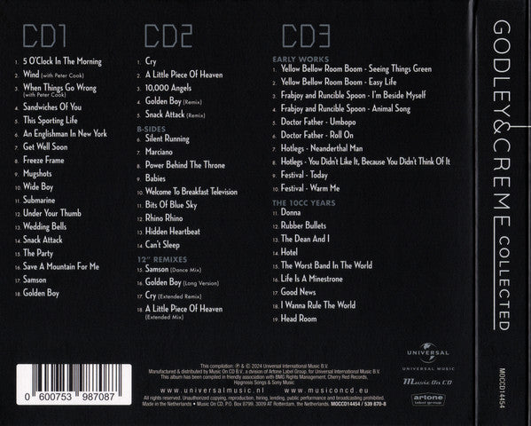 Godley & Creme : Collected (3xCD, Comp, Dig)