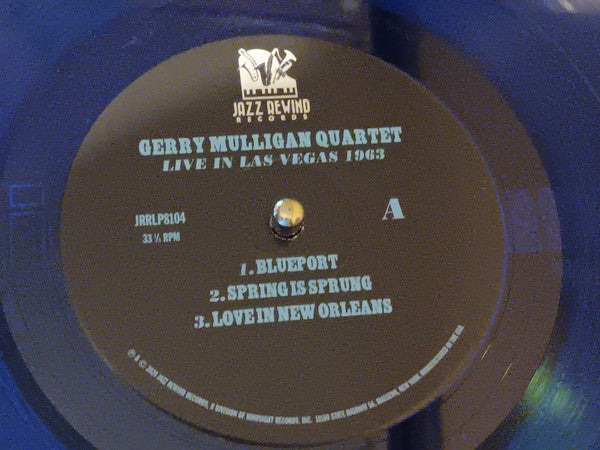 Gerry Mulligan Quartet : Live In Las Vegas 1963 (LP, Album, RE, Blu)