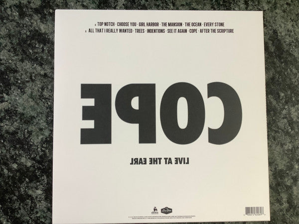 Manchester Orchestra : Cope Live At The Earl (LP, S/Edition, Cle)