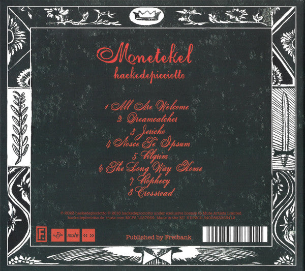 hackedepicciotto : Menetekel  (CD, Album, RE)