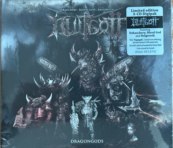 Blutgott, Debauchery, Balgeroth, Blood God : Dragongods - The Trinity Of Blood Gods  (3xCD, Album, Ltd)