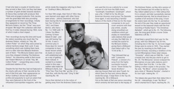 McGuire Sisters : The Best Of The McGuire Sisters 1953-62 (CD, Comp)
