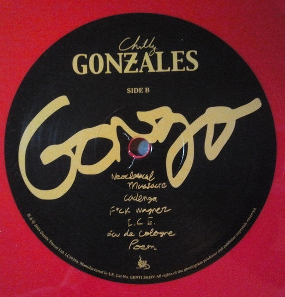 Chilly Gonzales : Gonzo (LP, Album, Ltd, Red)