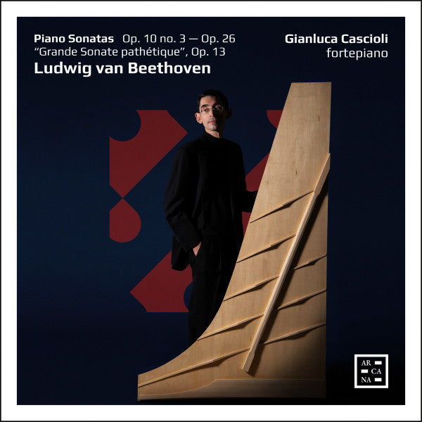 Ludwig van Beethoven - Gianluca Cascioli : Piano Sonatas, Op. 10 No. 3, Op. 26; “Grande Sonate Pathetique”, Op. 13 (CD, Album)