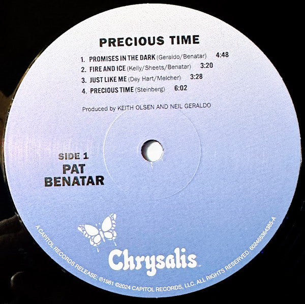 Pat Benatar : Precious Time (LP, RE, RM)