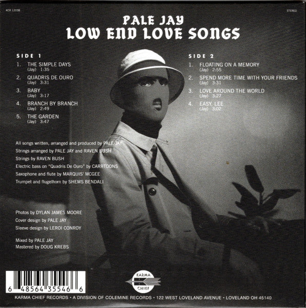Pale Jay : Low End Love Songs (CD, Album)