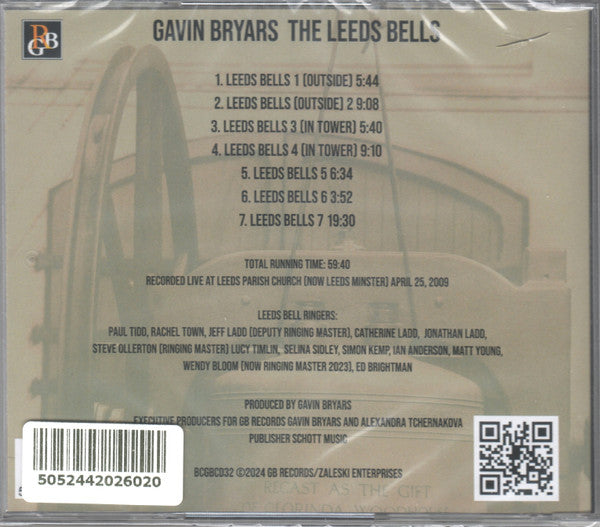Gavin Bryars : The Leeds Bells (CDr, Album)