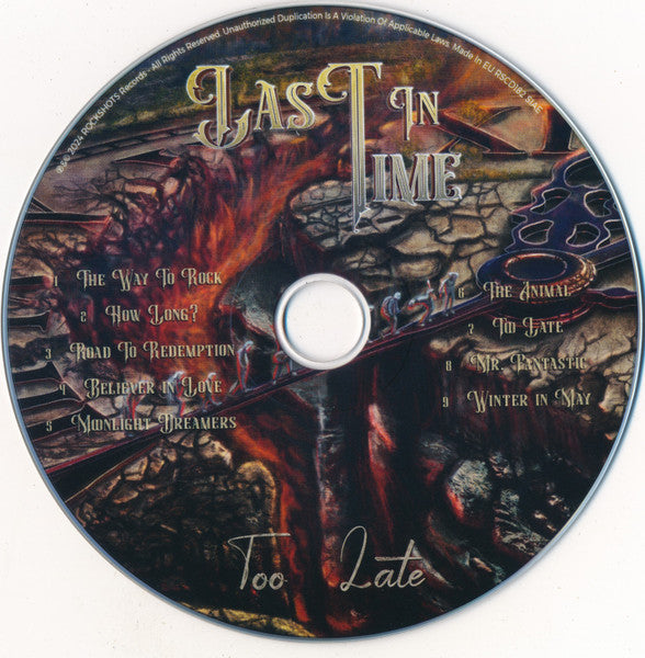Last In Time : Too Late (CD, Album)