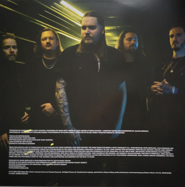 Wage War : Stigma (LP, Album, Yel)