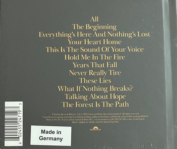 Snow Patrol : The Forest Is The Path (CD, Album, Dlx, Boo)