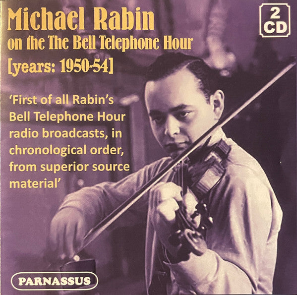 Michael Rabin : On The Bell Telephone Hour (Years 1950-54) (2xCD, Comp)