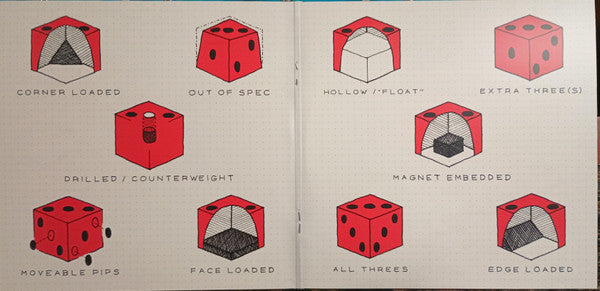 Bright Eyes : Five Dice, All Threes (LP, Red + LP, S/Sided, Etch, Red + Album, Ltd)