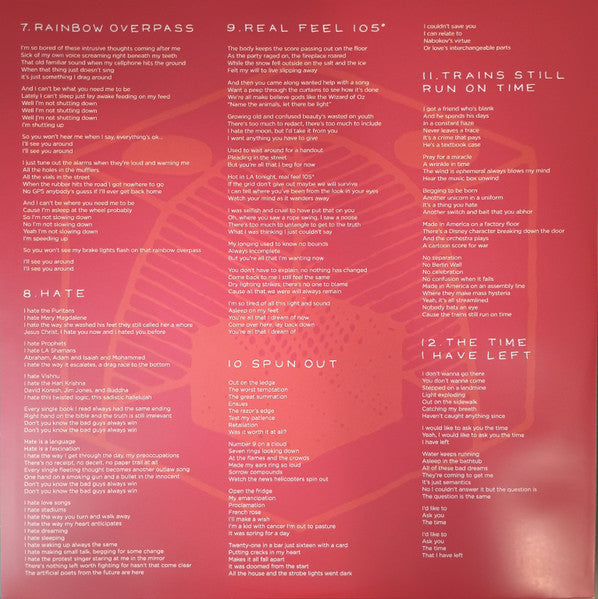 Bright Eyes : Five Dice, All Threes (LP, Red + LP, S/Sided, Etch, Red + Album, Ltd)