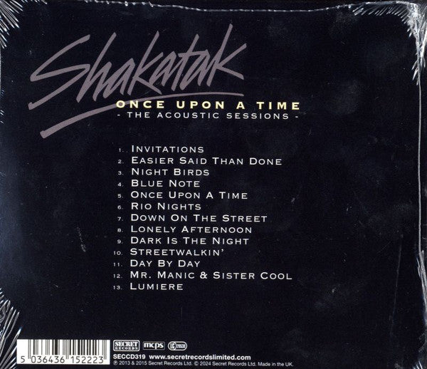 Shakatak : Once Upon A Time - The Acoustic Sessions (CD, Album, RE)