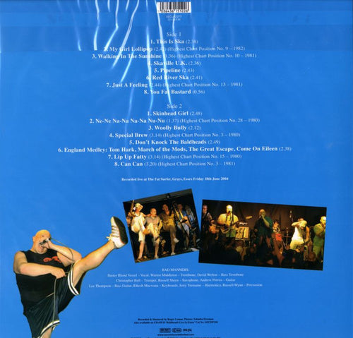 Bad Manners : All The Best Live (LP, Yel)