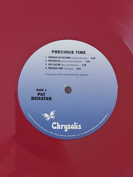 Pat Benatar : Precious Time (LP, Album, Ltd, RE, RM, Pur)