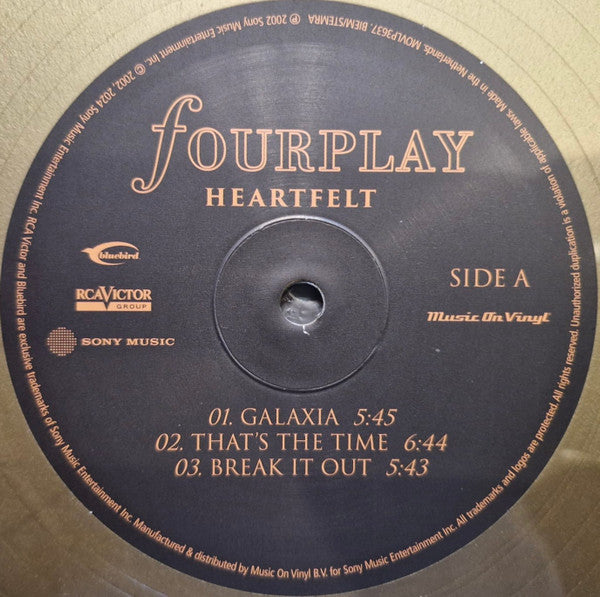 Fourplay (3) : Heartfelt (2xLP, Ltd, Num, RE, 180)