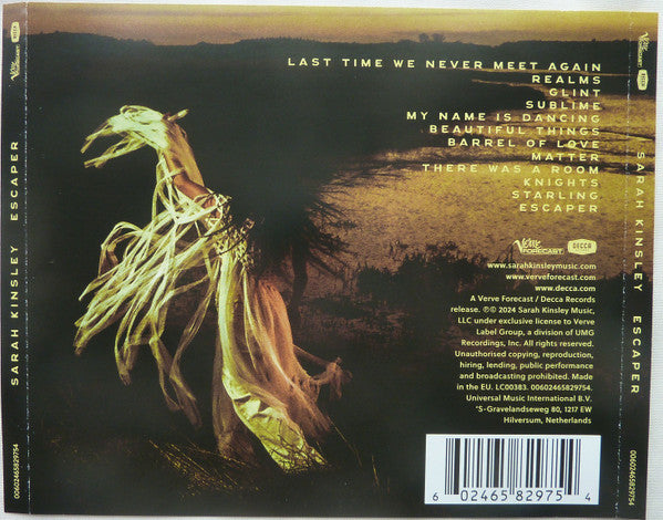 Sarah Kinsley : Escaper (CD, Album)