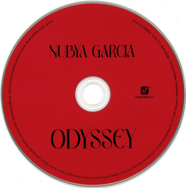 Nubya Garcia : Odyssey (CD, Album)