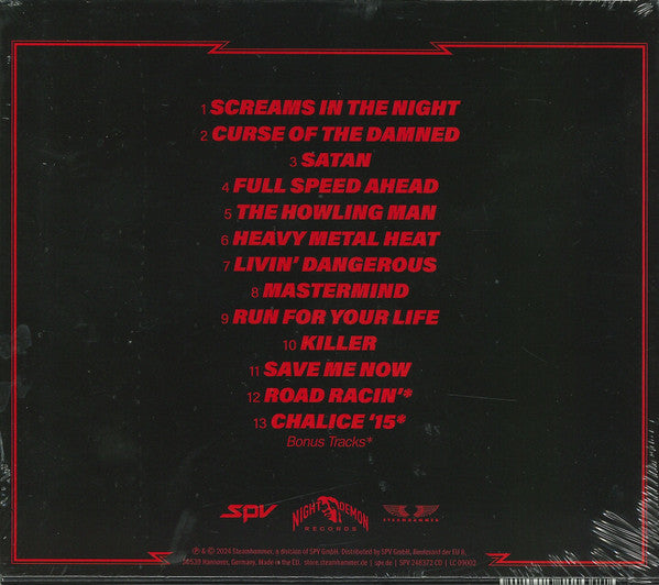 Night Demon : Curse Of The Damned (CD, Album, Dlx, RE, RM, Exp)