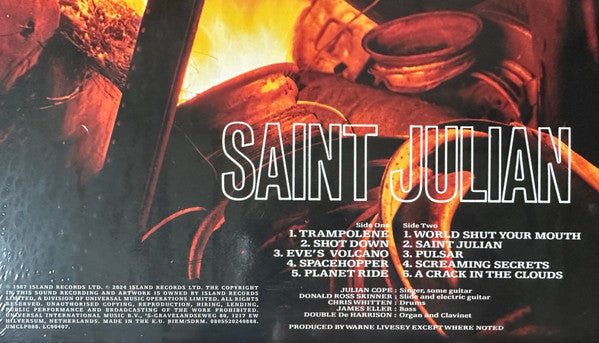Julian Cope : Saint Julian (LP, Album, RE)