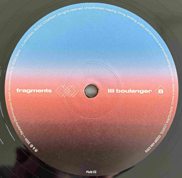 Various : Fragments II - Lili Boulanger (2xLP, Album)