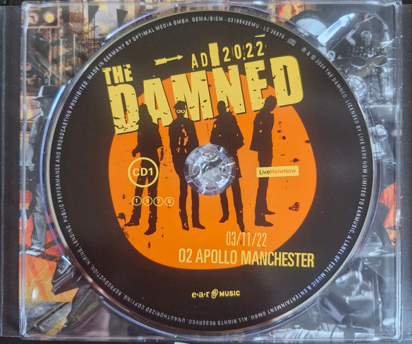 The Damned : AD ❚ 2022  (CD, Album, RE + CD, Album, RE + DVD-V, Multichanne)
