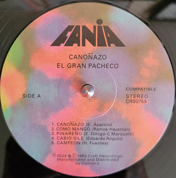 Johnny Pacheco Canta: Pete Rodriguez : Mi Nuevo Tumbao..... Cañonazo (LP, Album, RE, RM)