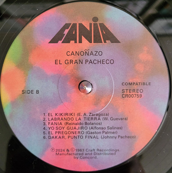 Johnny Pacheco Canta: Pete Rodriguez : Mi Nuevo Tumbao..... Cañonazo (LP, Album, RE, RM)