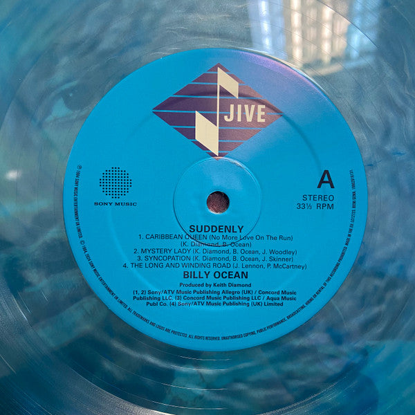 Billy Ocean : Suddenly (LP, Album, RE, 40t)