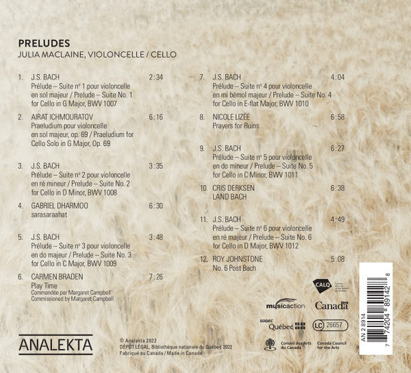 Julia MacLaine : Preludes (CD, Album)