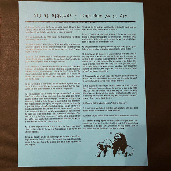 Guided By Voices : Tonics & Twisted Chasers (LP, Album, RE)