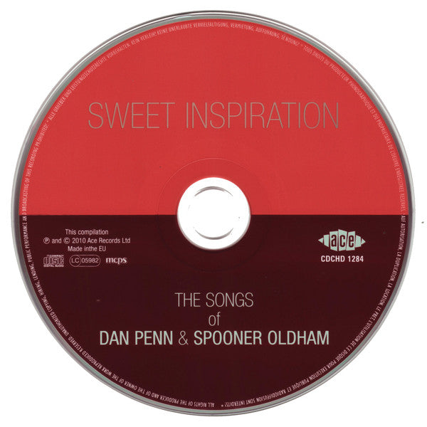 Dan Penn & Spooner Oldham : Sweet Inspiration (The Songs Of Dan Penn & Spooner Oldham) (CD, Comp, Mono)