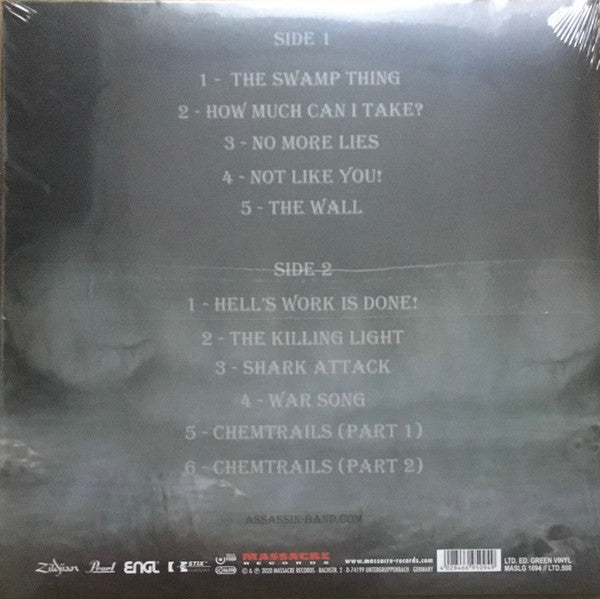 Assassin (6) : Bestia Immundis (LP, Album, Ltd, RE, Gre)