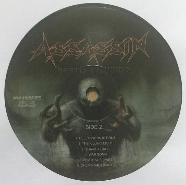 Assassin (6) : Bestia Immundis (LP, Album, Ltd, RE, Gre)