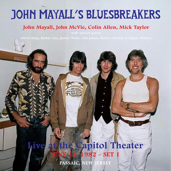 John Mayall & The Bluesbreakers : Live At The Capitol Theater - June 18, 1982 (2xLP, Album, blu)