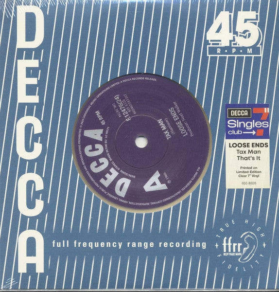 Loose Ends (2) : Tax Man (7", Single, Ltd, RE, Cle)