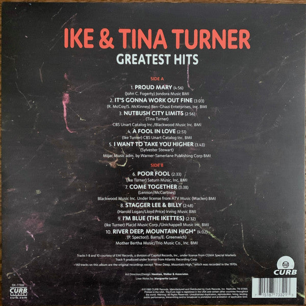 Ike & Tina Turner : Greatest Hits (LP, Comp)