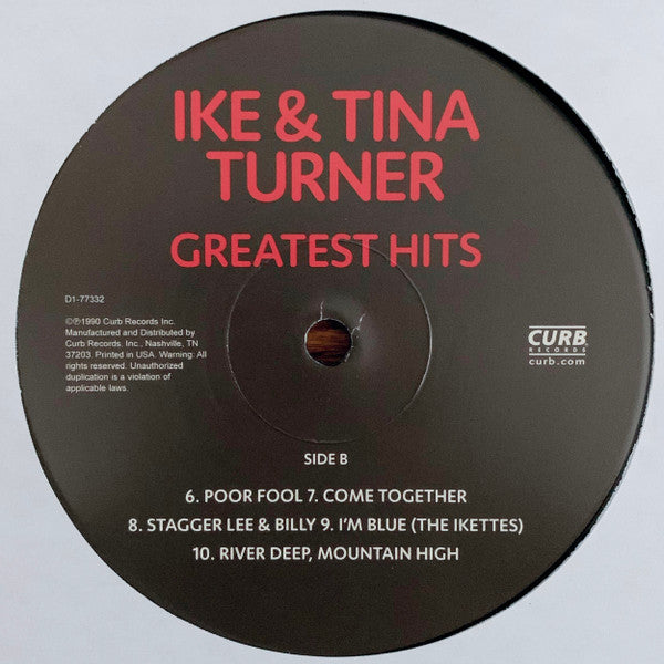 Ike & Tina Turner : Greatest Hits (LP, Comp)