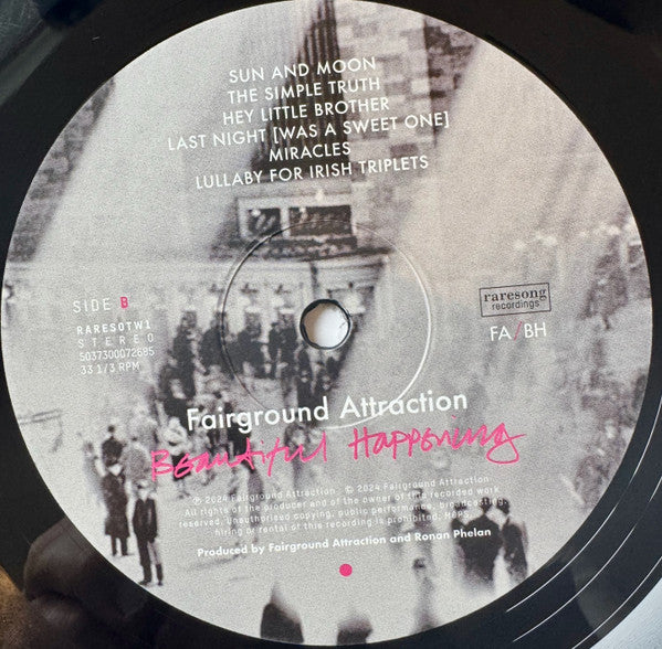 Fairground Attraction : Beautiful Happening (LP, Album)