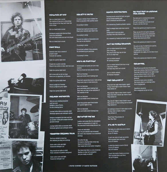 Discharge : First London Gig, Live At The Music Machine, October 28th, 1980 (LP, Album, Ltd, RE, Whi)