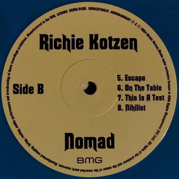 Richie Kotzen : Nomad (LP, Album, Ltd, Sky)