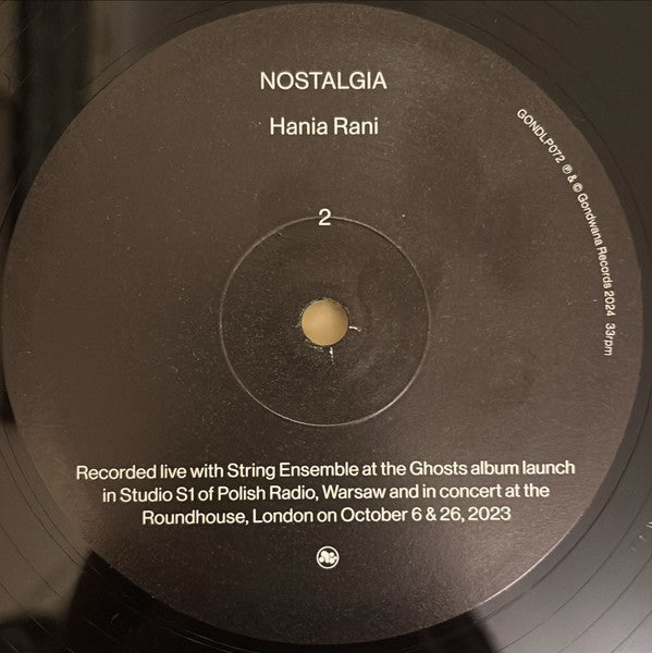 Hania Rani : Nostalgia (2xLP, Ltd)