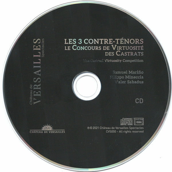Samuel Mariño, Filippo Mineccia, Valer Barna-Sabadus, Stefan Plewniak, Orchestre De L'Opéra Royal : Les 3 Contre-Ténors (Le Concours De Virtuosité Des Castrats = The Castrati Virtuosity Competition) (CD + DVD-V, NTSC)