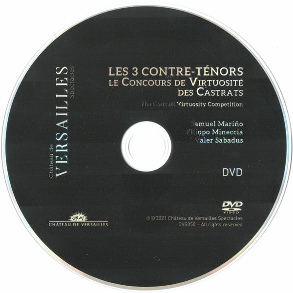 Samuel Mariño, Filippo Mineccia, Valer Barna-Sabadus, Stefan Plewniak, Orchestre De L'Opéra Royal : Les 3 Contre-Ténors (Le Concours De Virtuosité Des Castrats = The Castrati Virtuosity Competition) (CD + DVD-V, NTSC)