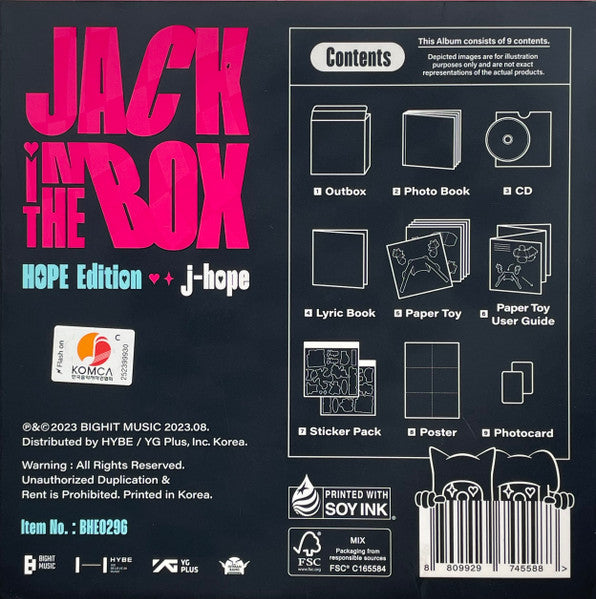 J-Hope : Jack In The Box (HOPE Edition) (CD, Album, RE)